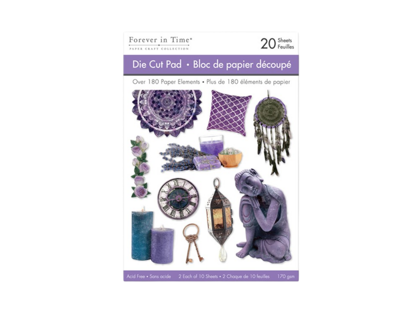 Die Cut Pad 170 gsm - Lavender