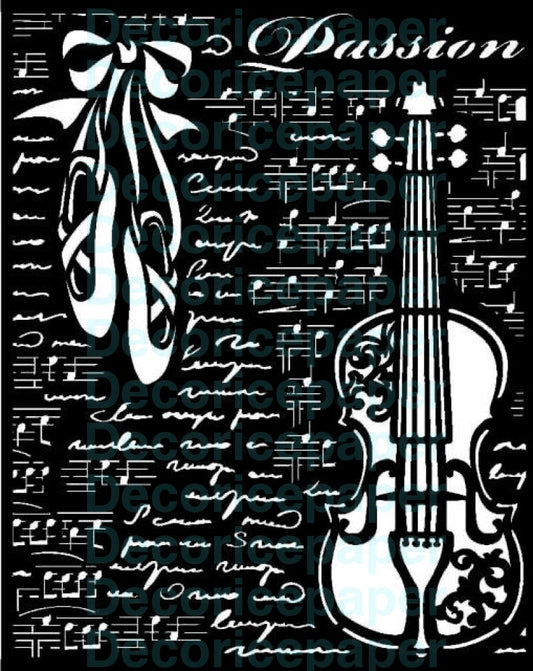 Passion Violin - Stencil