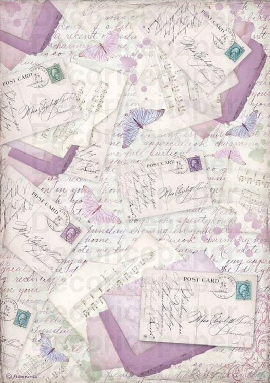 Provence Letters - Rice Paper