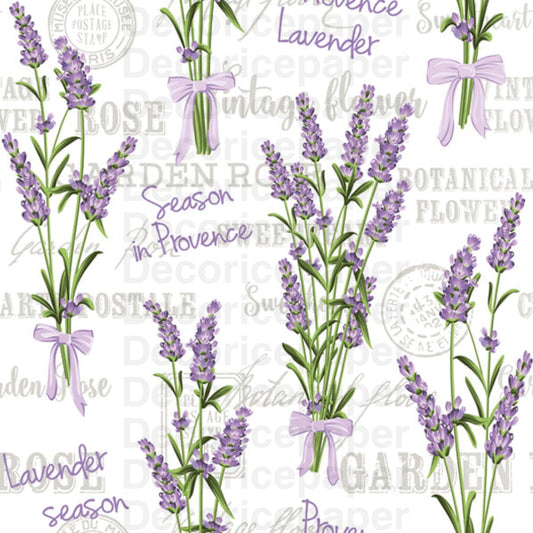 Lavender Season In Provence Napkin
